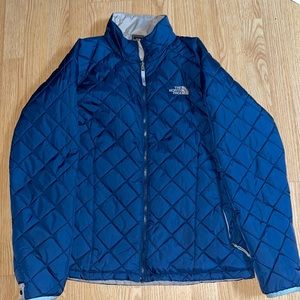 North Face Coat | XL | Blue (inside gray) | Light weight